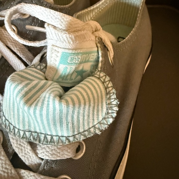 Gray Converse Sneakers Women’s - Picture 2 of 5
